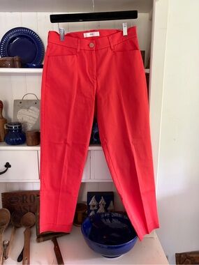 Brax Pinkish Red Women's Cropped Trousers